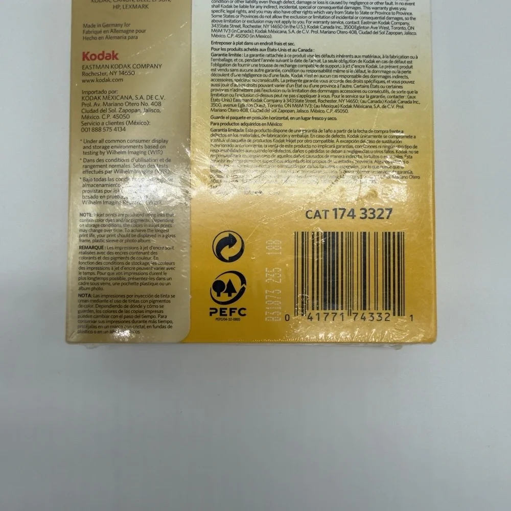 KODAK Photo Paper Gloss Instant Dry 4